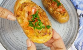 Batata Recheada Simples e Rápida