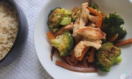 Frango brócolis receita simples shoyu