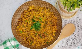 Cuscuz Carne Moída Marcante Preparado Na Frigideira